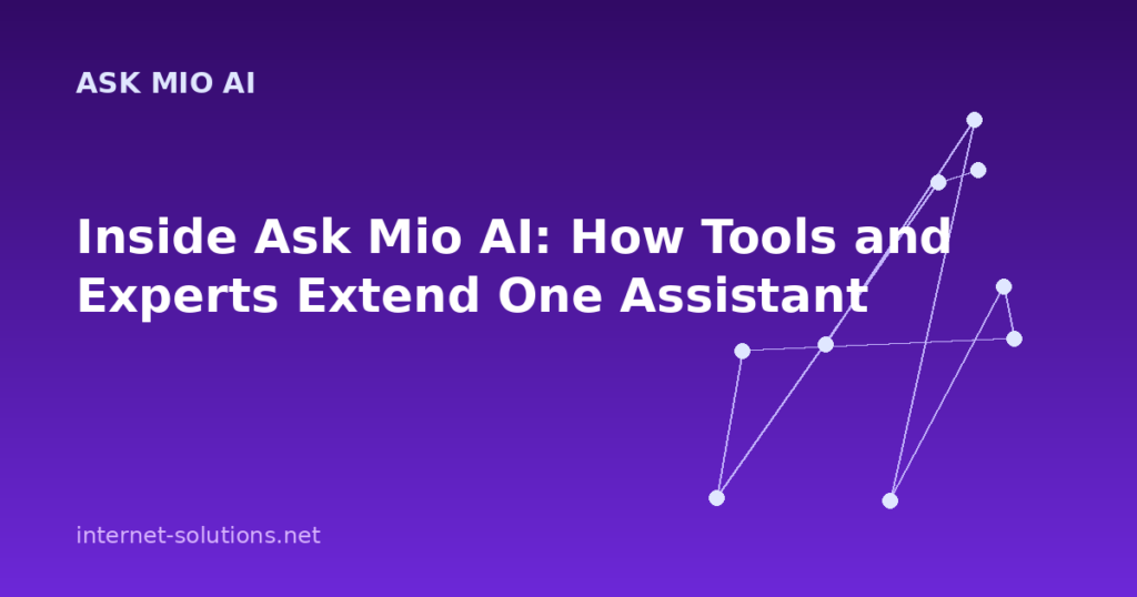 Ask Mio AI tools and experts illustration