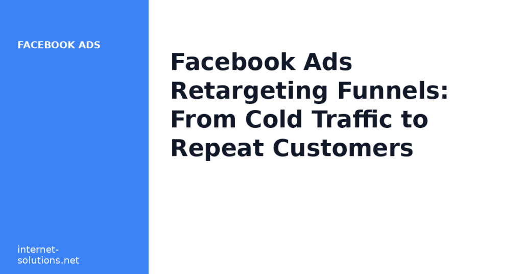 Facebook Ads Retargeting Funnels: From Cold Traffic to Repeat Customers