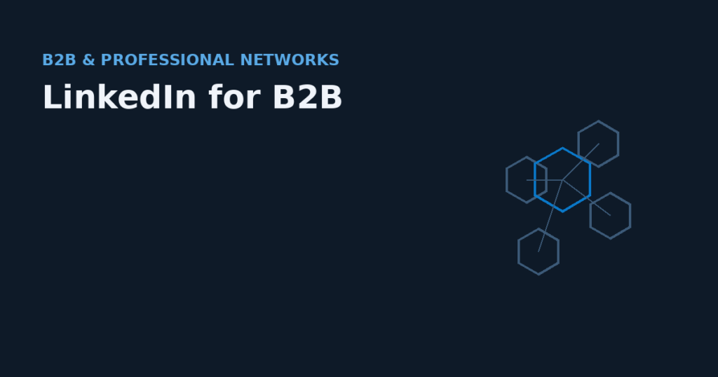 LinkedIn for B2B: Organic Groups, Paid Ads, and Where Each One Still Works