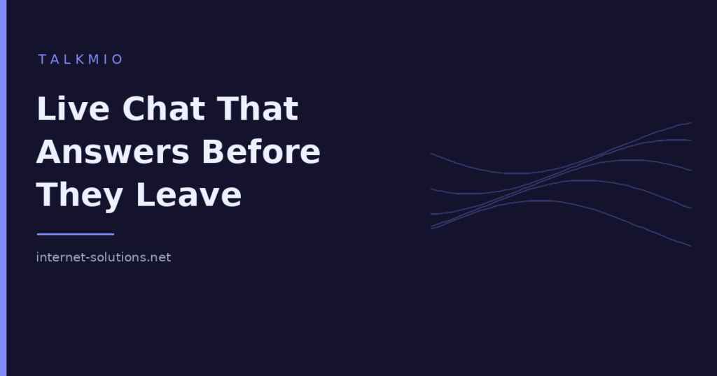 Live Chat That Answers Before the Visitor Leaves