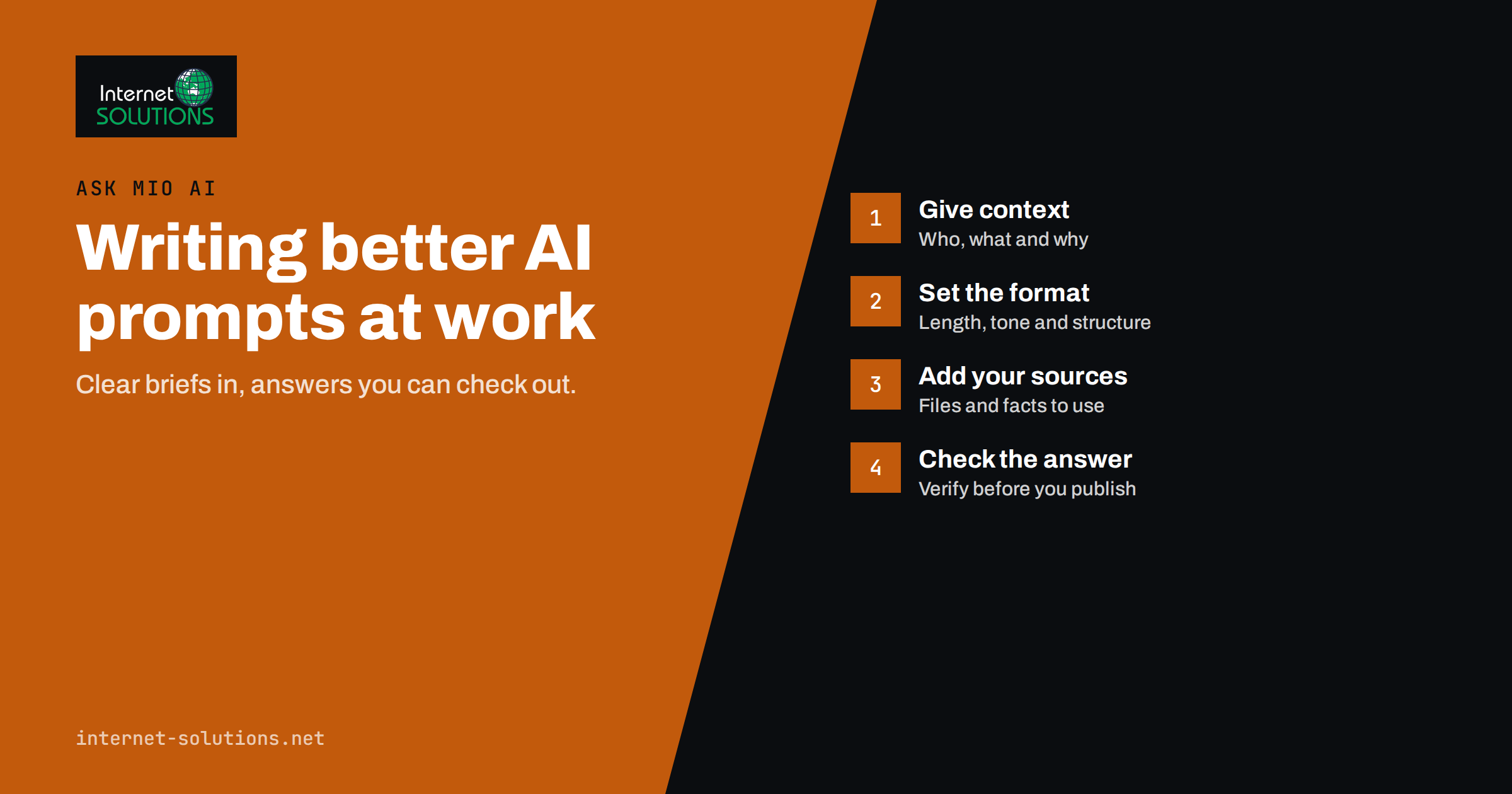 Writing Better AI Prompts at Work: A Practical Guide With Ask Mio AI