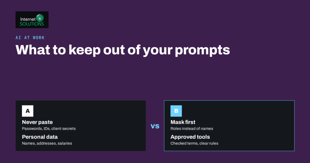 AI at Work and Data Privacy: What to Keep Out of Your Prompts