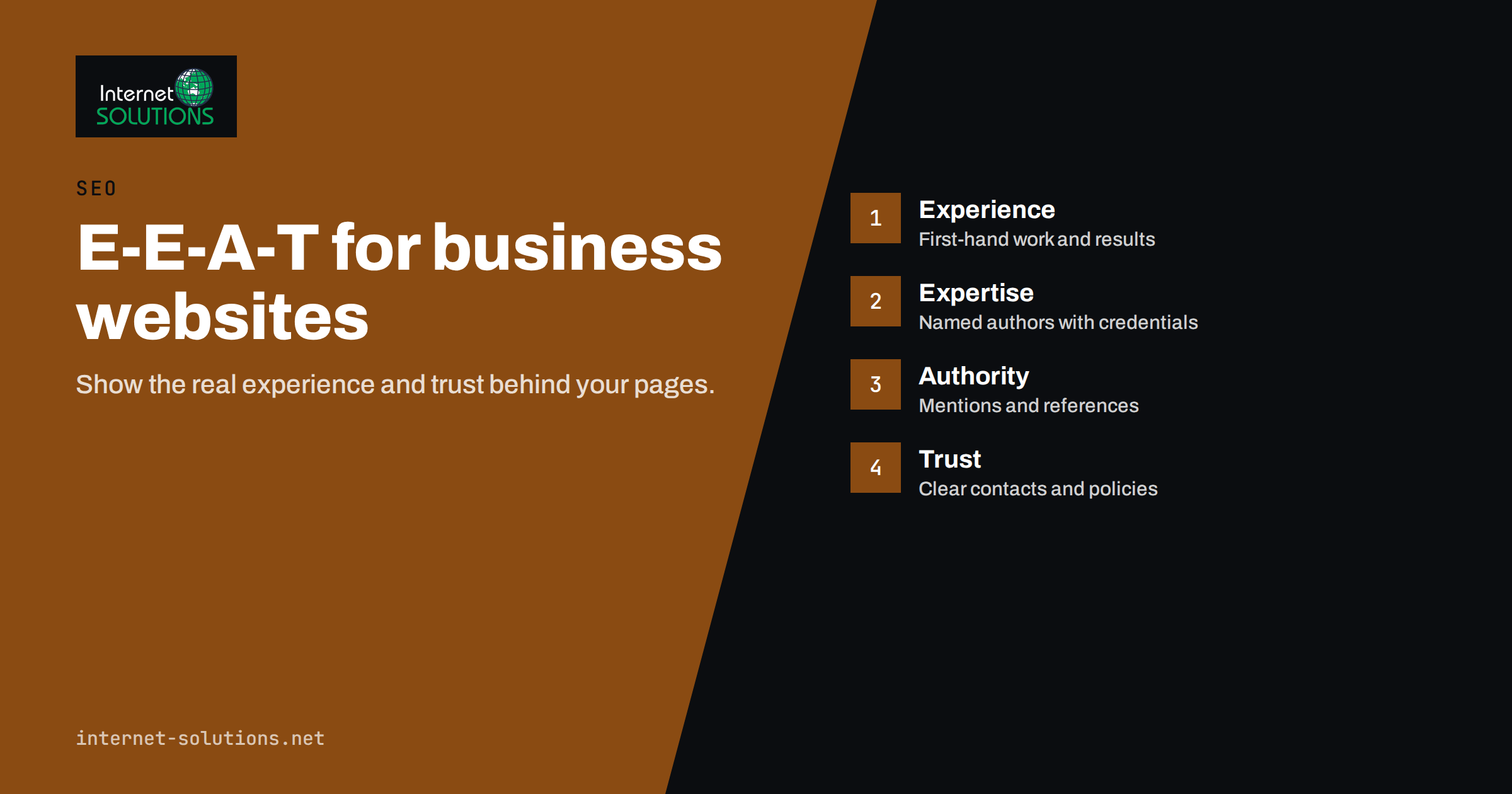 E-E-A-T for Business Websites: Showing Experience and Trust