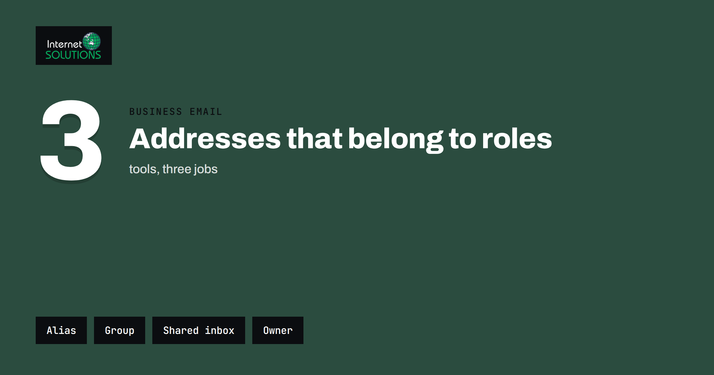 Email Aliases, Shared Mailboxes and Groups: Setting Up Business Roles