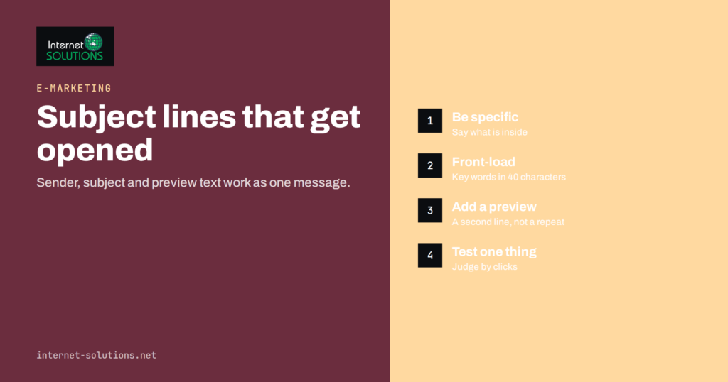 Email Subject Lines and Preview Text: Writing Openers That Get Read