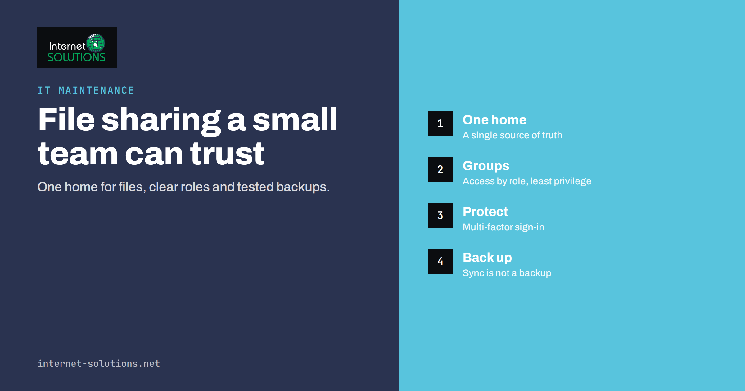 File Sharing for Small Teams: Folders, Permissions and Backups