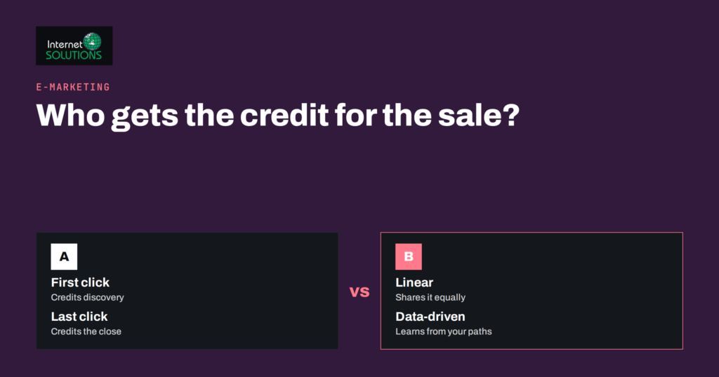 Marketing Attribution Models: First-Click, Last-Click and Data-Driven