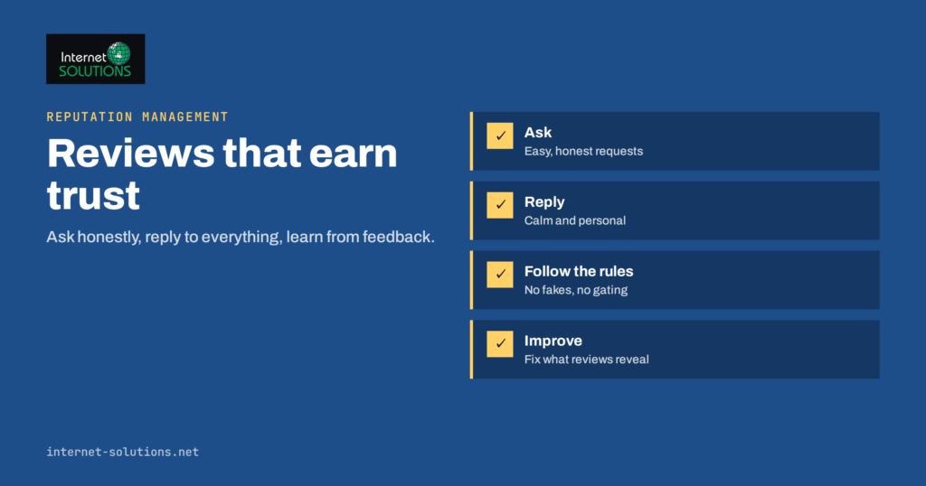 Online Reviews and Reputation Management for Local Businesses