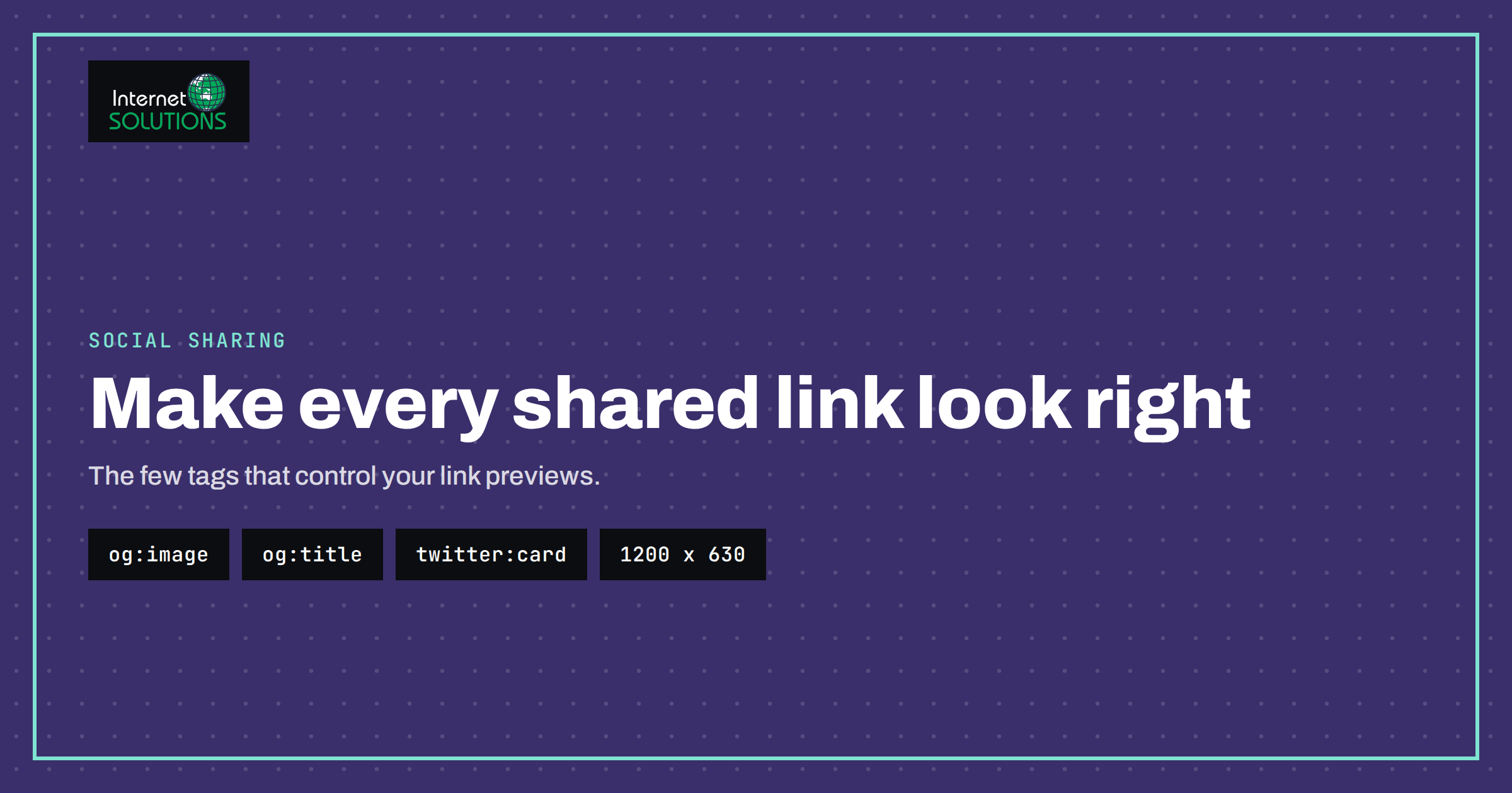 Open Graph and X Cards: Make Shared Links Look Right
