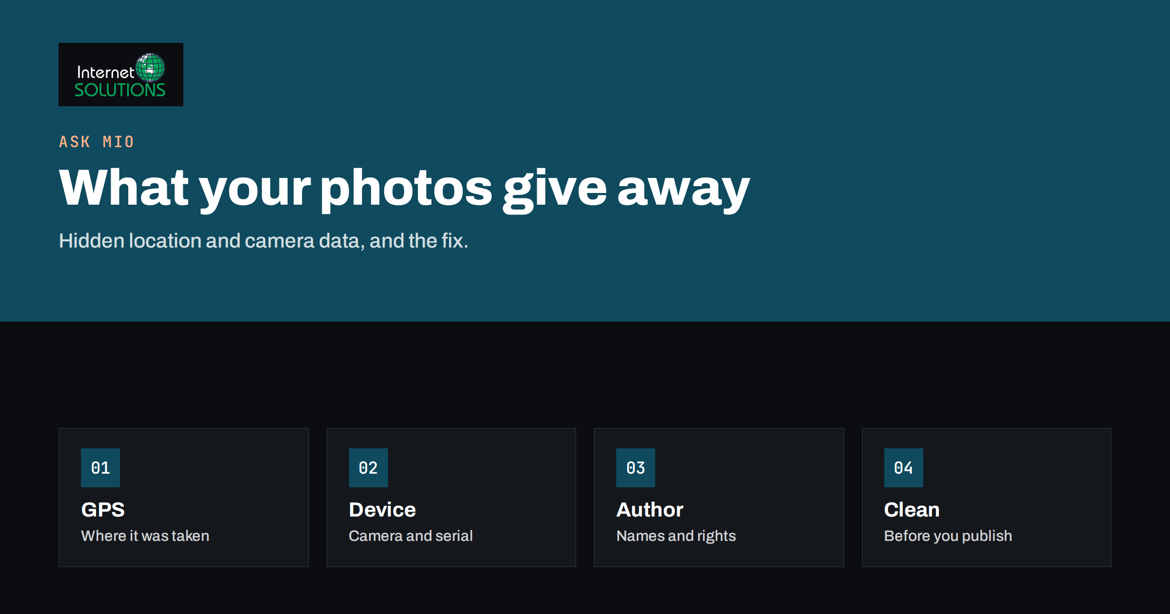 Photo Privacy: Removing Location and Camera Data Before You Publish