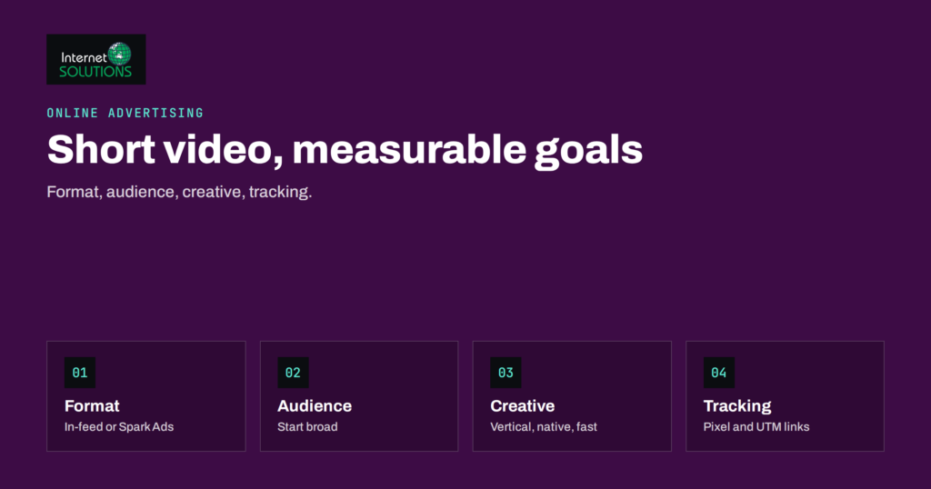 TikTok Ads for Small Businesses: Formats, Targeting and Tracking