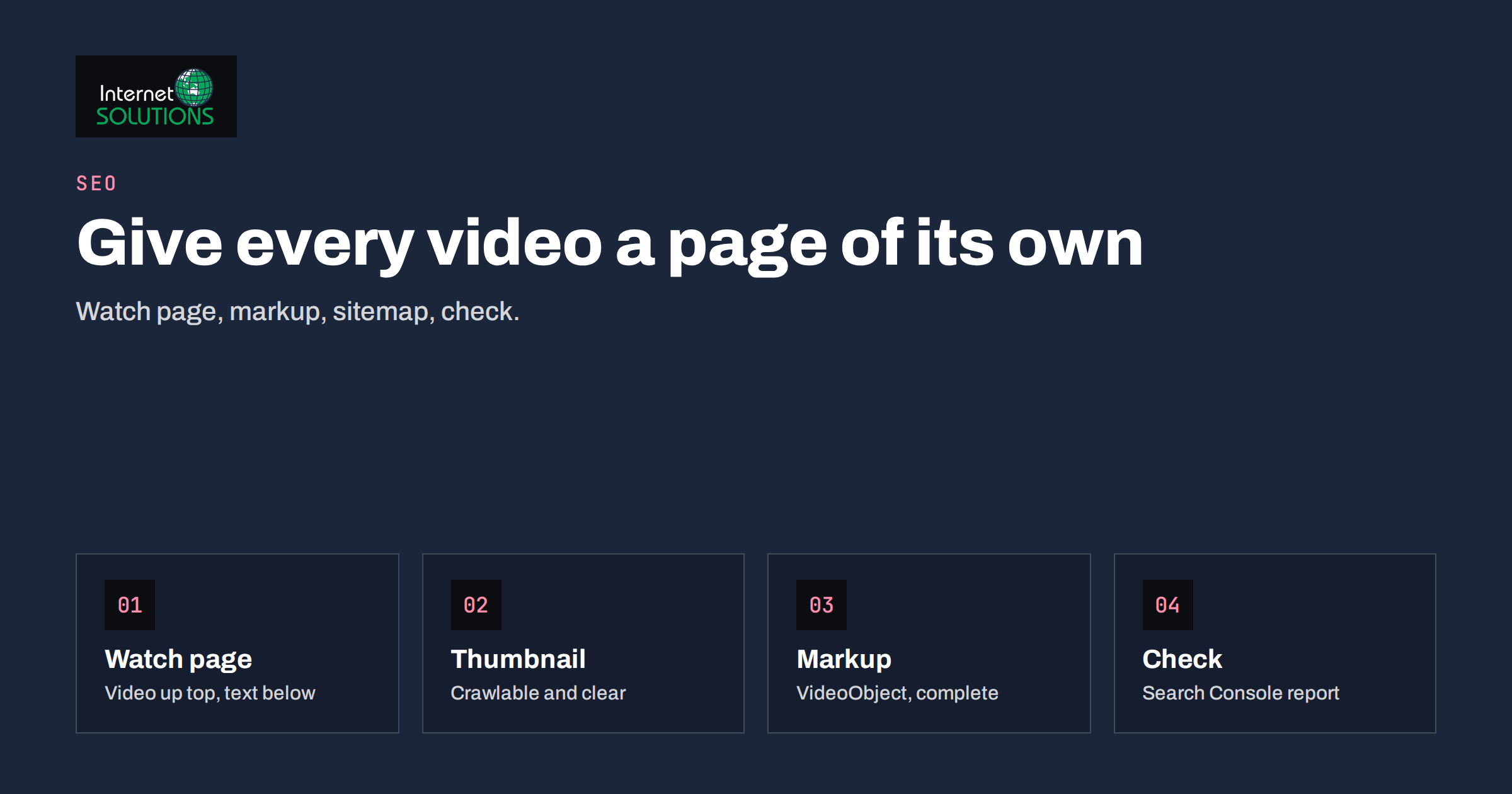 Video SEO: Getting Your Videos Indexed and Shown in Google Search