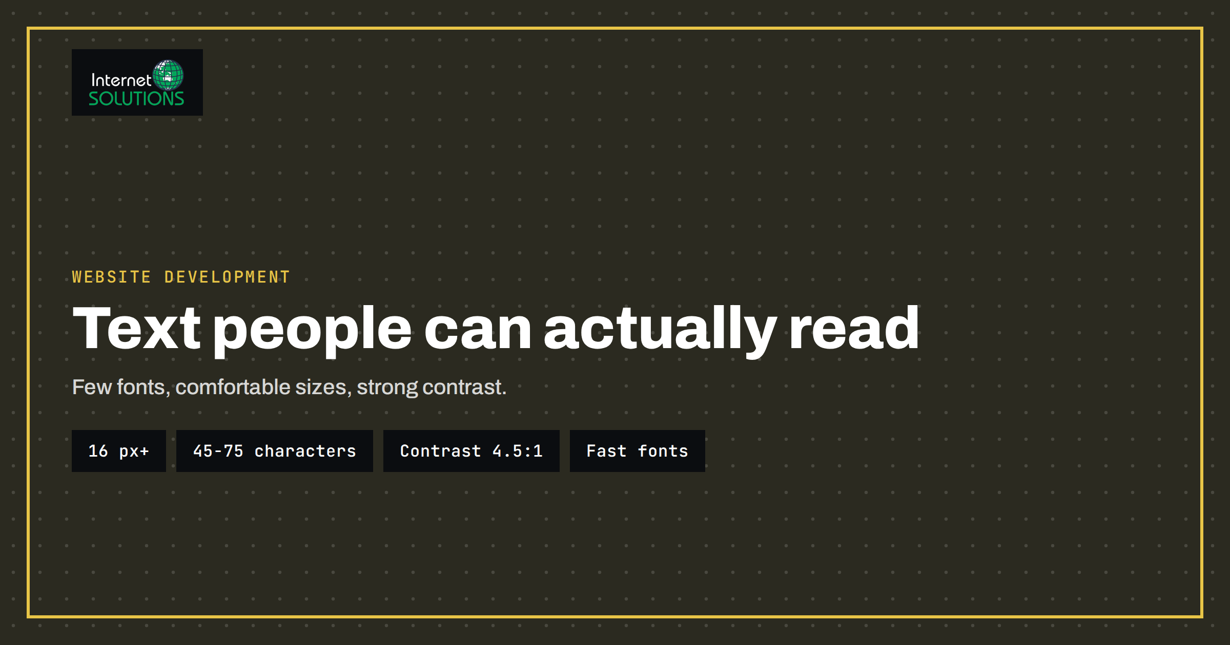 Website Typography: Fonts, Sizes and Readability for Business Sites