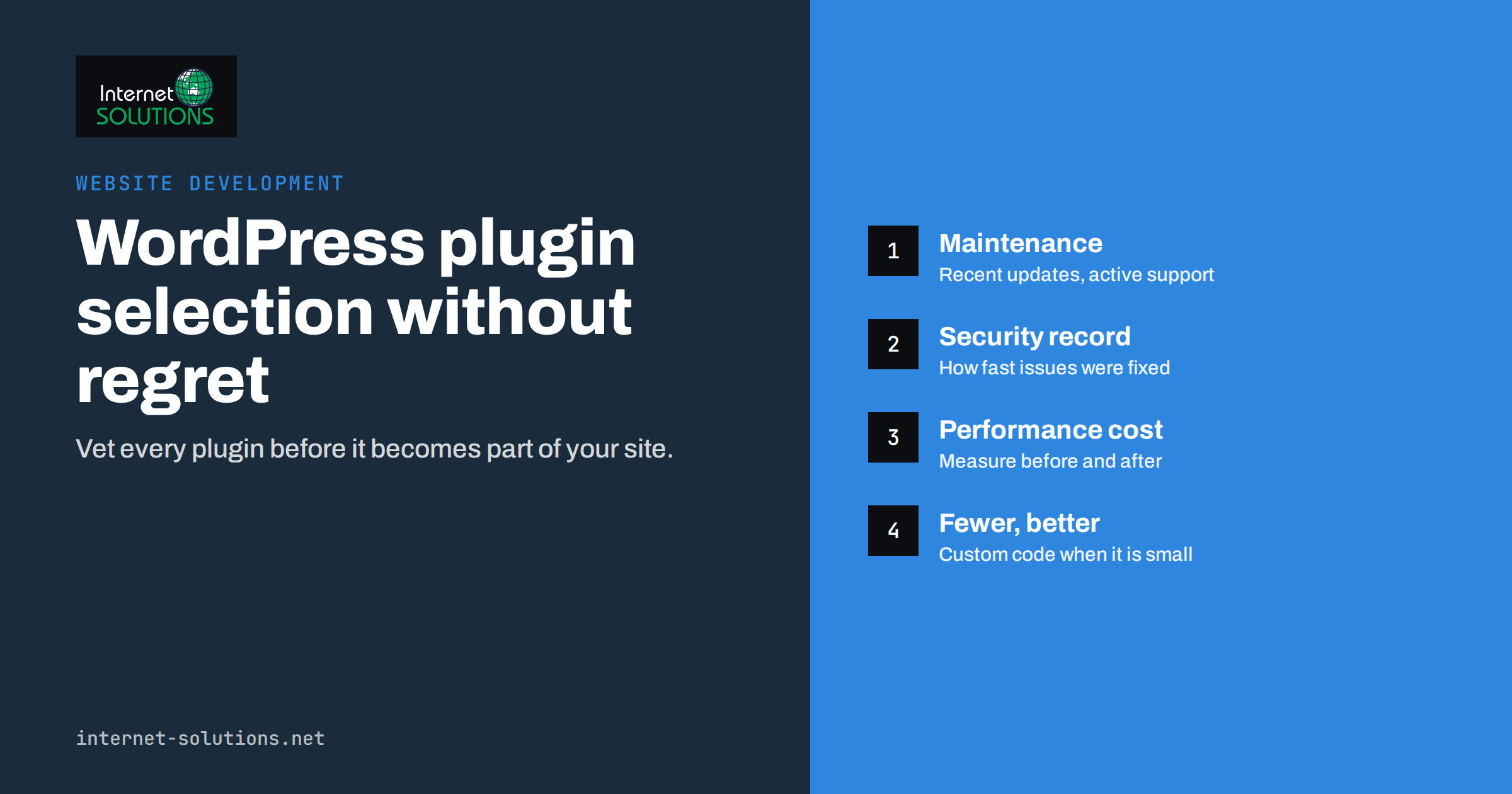 WordPress Plugin Selection: How to Choose Plugins Safely